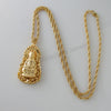 /Min order 10$ CAN MIX DESIGN/ - YELLOW GOLD GP 24" ROPE NECKLACE & VIVID BUDDHA Buddhism Guan yin bodhisattva  PENDANT /
