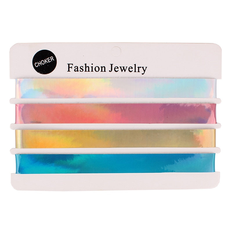 Mix 12 colors 12Pcs/Set 10mm Velvet Choker Necklaces For Women Girls Punk Gothic Pendant Necklace Cho collier ras du cou
