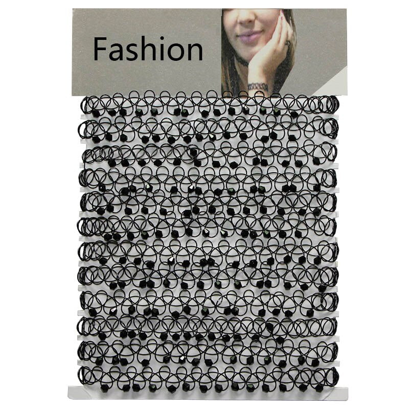 Mix 12 colors 12Pcs/Set 10mm Velvet Choker Necklaces For Women Girls Punk Gothic Pendant Necklace Cho collier ras du cou