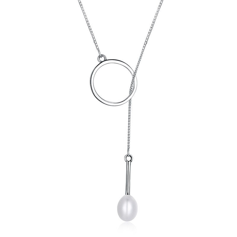 Necklace of SVN148, Top AAA while 7mm shell pearl necklace, 52cm lenght, wedding jewelry necklace for Woman, friend's gifts