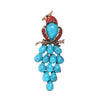 Lion Rhinestone Circle Brooches for Women Baroque Trendy Elegant Butterfly Brooch Pins Party Wedding Gifts