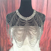 Bridal Shoulder Chains Noble Wedding Body Chian Big Necklace Jewelry Full Rhinestone Women Necklaces Straps