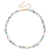 Natural Stone Necklace for Women Boho Irregular Beads Pearls Necklaces Choker Trendy Jewelry Wedding Party Gift Collar