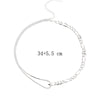 Trendy Silver Color 925 Sterling Silver Shiny AAA Zircon Chain Choker Necklace for Women Fine Jewelry Party Wedding Gifts
