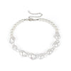 Vintage Big Irregular Pearl Choker Necklace For Women Simple Monolayer Baroque Pearl Chain Necklace Party Wedding Jewelry