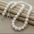 natural freshwater pearl necklace baroque pearl jewelry women's Party Wedding not show steel accessories