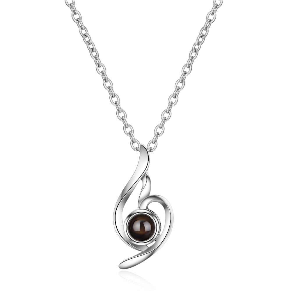 net red projection necklace drop pendant necklace romantic wedding jewelry necklace women
