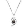 net red projection necklace drop pendant necklace romantic wedding jewelry necklace women
