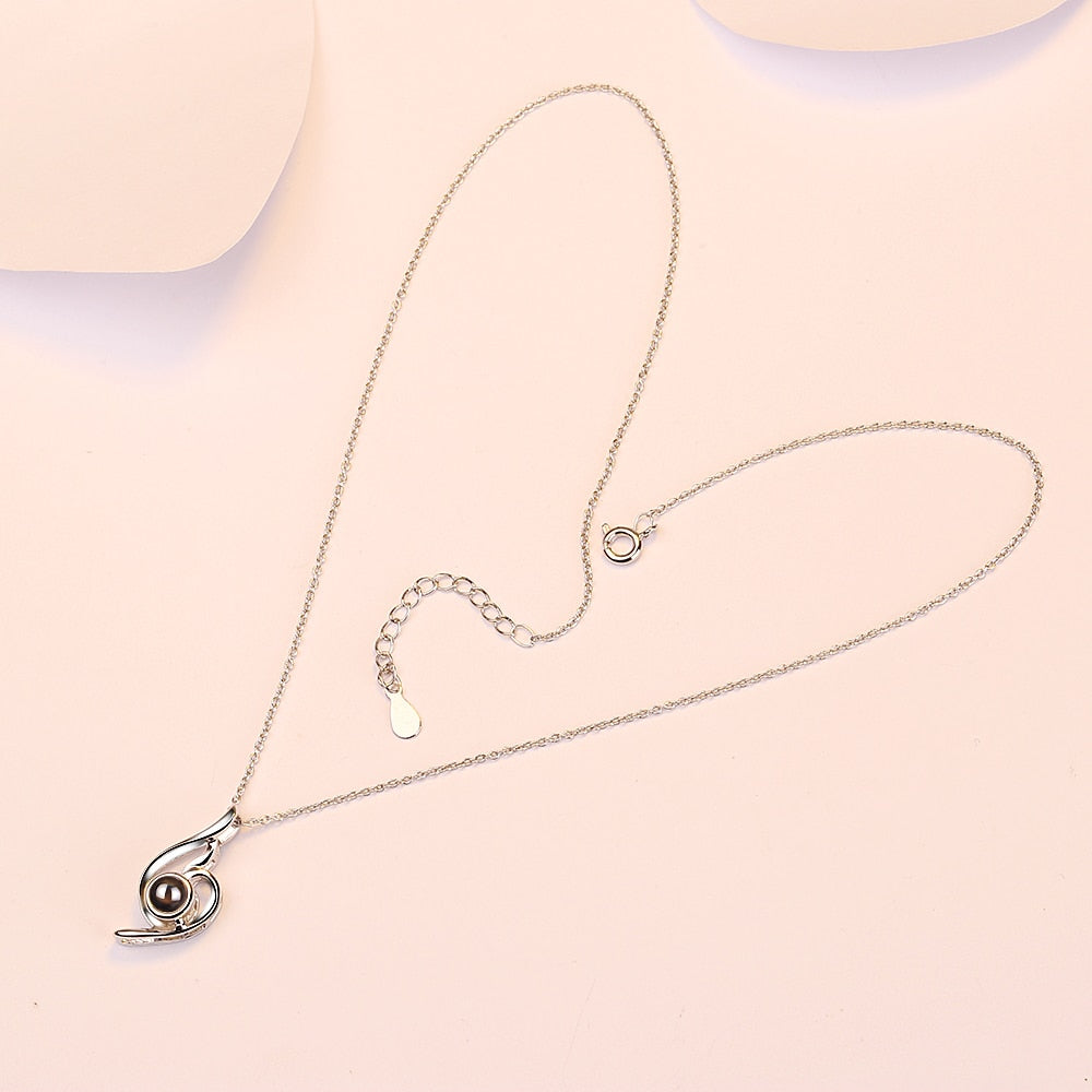 net red projection necklace drop pendant necklace romantic wedding jewelry necklace women