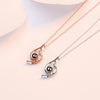 net red projection necklace drop pendant necklace romantic wedding jewelry necklace women