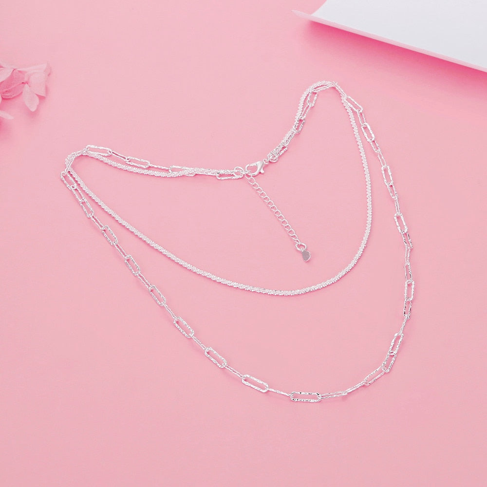 Original 925 Sterling silver Beautiful bracelets necklaces for women designer party wedding Jewelry sets gifts