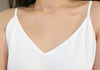 Outline Cutout Geometric Hexagon Simple Polygon Polygonal Female Wedding Lucky charm Necklace Pendant Jewelry