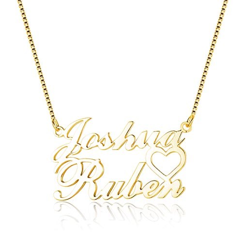 Personalized Necklace Lovers Russian Arabic Name Necklaces 925 Sterling Silver Pendants Best Gift For Girl Women (NE101650)