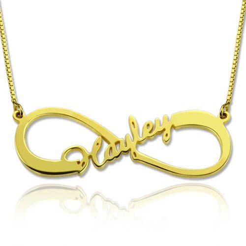 Personalized Russian Arabic Name Necklace 925 Sterling Silver 8-Shaped Letter Necklaces & Pendants Women Fine Jewelry(NE101366)
