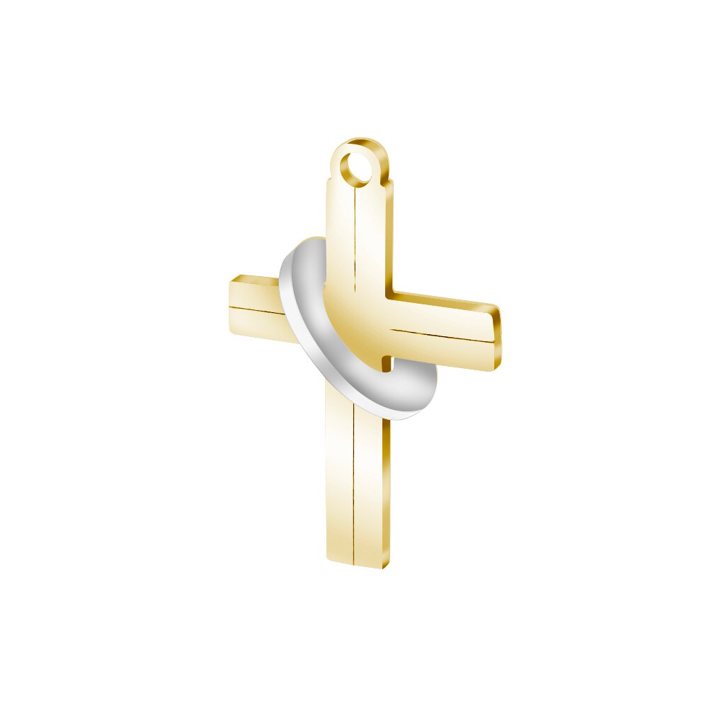 PolishedPlus Prayer Cross Ring pendant 10pcs/lot diy jewelry necklace