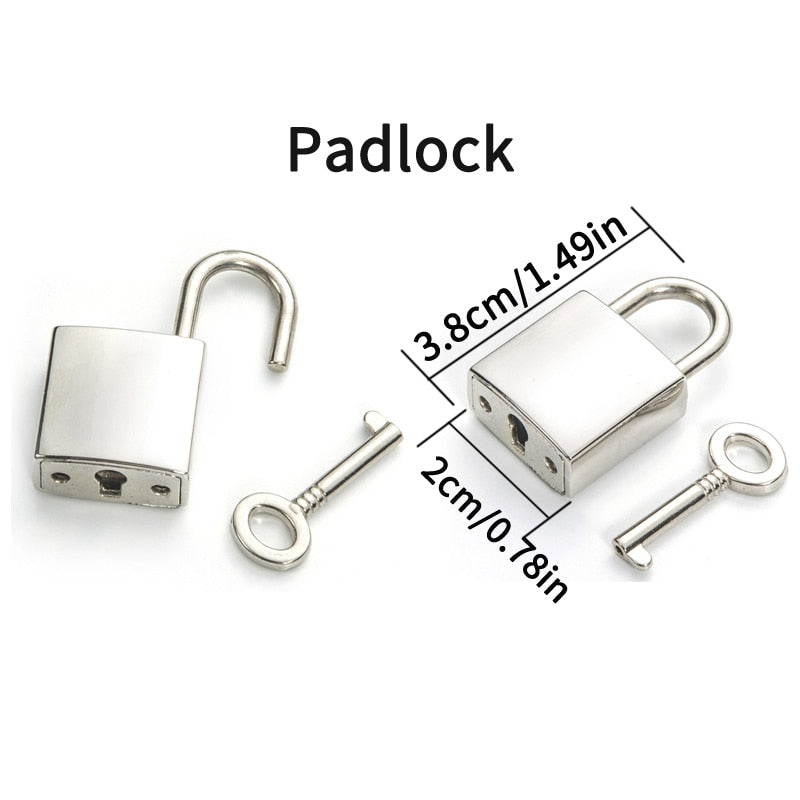 Punk Chain Necklace With Lock Women 90s  Egirl Padlock Pendants Gothic Emo Grunge Aesthetic Accessories Jewelry On The Neck