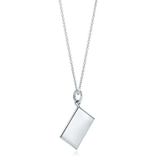 100% 925 Sterling Silver New Fashion Pendant Necklace Love Letter Ladies Pendant Necklace Factory Direct