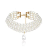 Baroque Abnormity Pearl Necklace  European American Style Personality Chain Of Clavicle Ms Travel Wedding Accessories