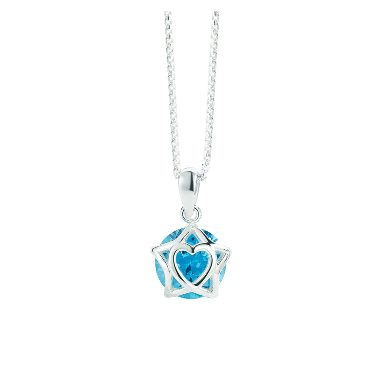 SA SILVERAG 925 Sterling Silver Necklaces Women Star Necklaces & Pendant 925 Silver Chain Fine Jewelry Women Accessory Gift
