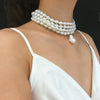 Baroque Abnormity Pearl Necklace  European American Style Personality Chain Of Clavicle Ms Travel Wedding Accessories