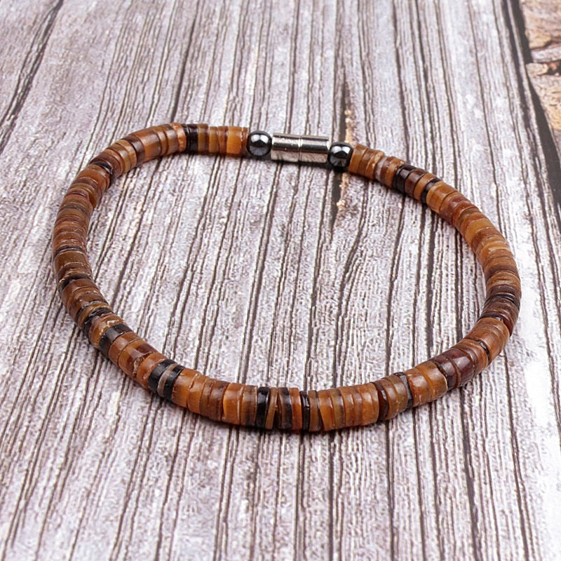 Shell Necklace for Men & Women, Beach Pooka Necklace, Hawaiian Surfer Jewelry