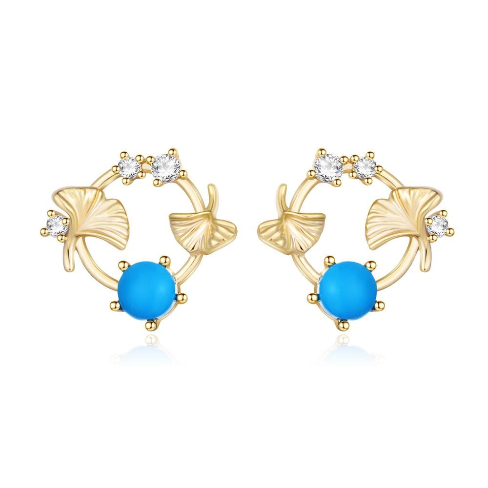 2020 New Gold Silver Stud Earrings Best selling Women Simple Earring Trendy Retro Circle Earring Piercing for Gift
