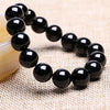 Natural Agate round beads strand bracelet for man and women high luster red or black for optional