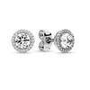 Special Offer 32 Styles Heart Infinity Stud Earring Clear CZ Fit Brand Earrings For Women Wedding Jewelry