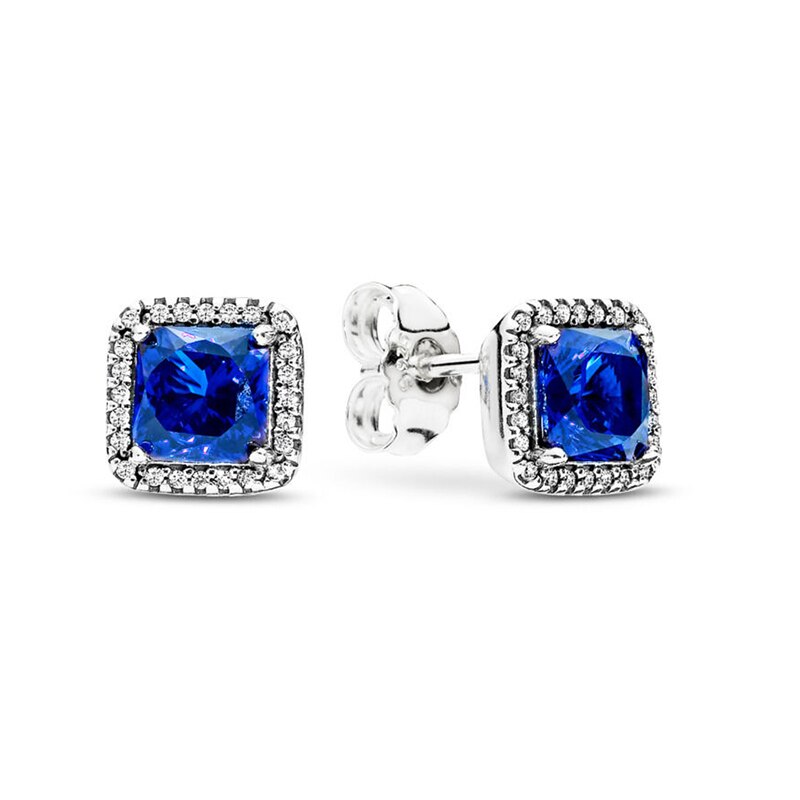 Special Offer 32 Styles Heart Infinity Stud Earring Clear CZ Fit Brand Earrings For Women Wedding Jewelry