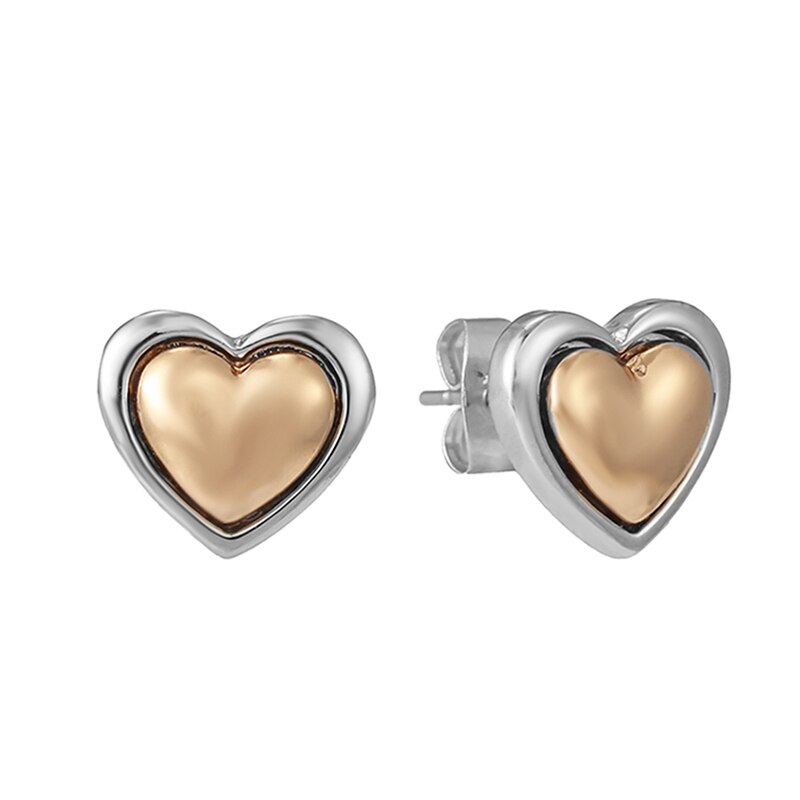 Special Offer 32 Styles Heart Infinity Stud Earring Clear CZ Fit Brand Earrings For Women Wedding Jewelry