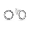 Special Offer 32 Styles Heart Infinity Stud Earring Clear CZ Fit Brand Earrings For Women Wedding Jewelry