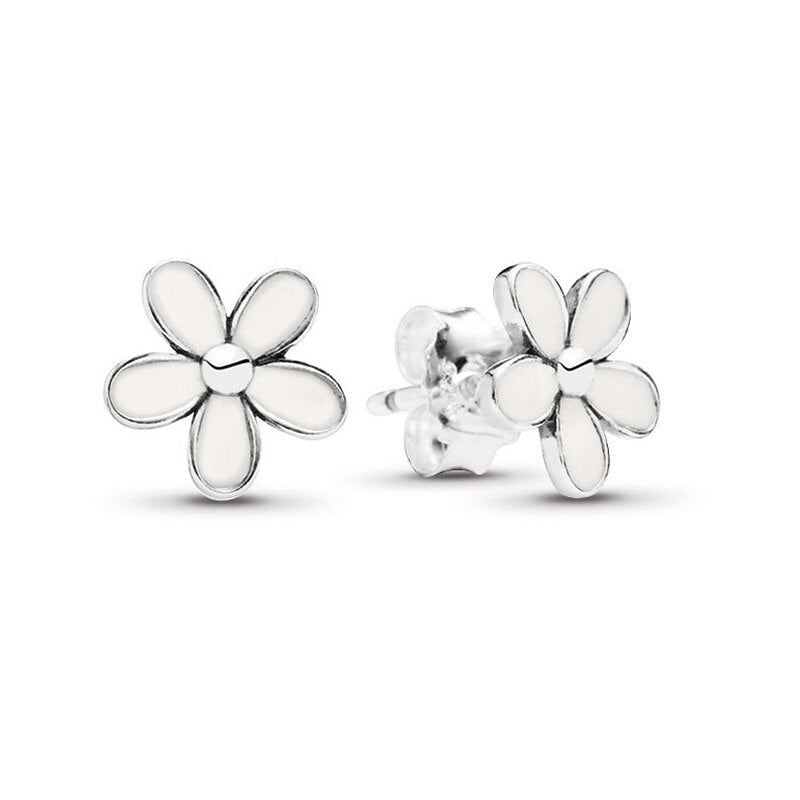 Special Offer 32 Styles Heart Infinity Stud Earring Clear CZ Fit Brand Earrings For Women Wedding Jewelry