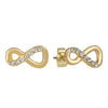 Special Offer 32 Styles Heart Infinity Stud Earring Clear CZ Fit Brand Earrings For Women Wedding Jewelry