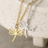Stainless Steel Necklaces Big Winged Dragonfly Pendants Chain Choker Jewellery Necklace For Women Jewelry Wedding Gifts