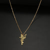 Stainless Steel Necklaces Charm Fairy Hollow Pendant Chain Necklace For Women Jewelry Wedding Party Girl Baby Gifts 1Pcs
