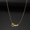 Stainless Steel Necklaces Cute Rabbit Letters Miss Pendant Chain Necklace For Women Jewelry Wedding Party Girls Gifts