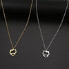 Stainless Steel Necklaces Hollow Kitten Bow Pendants Chain Choker Jewellery Necklace For Women Jewelry Wedding Gifts NEW