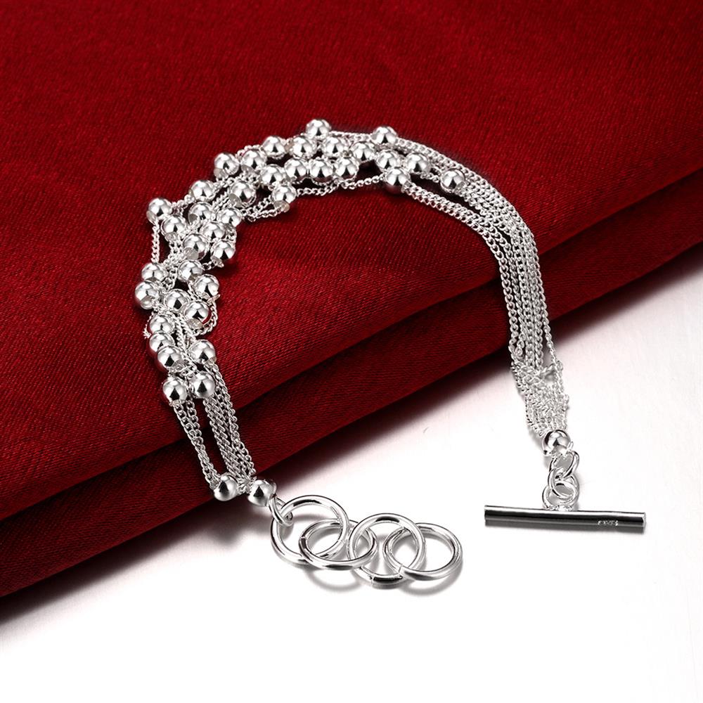 Street 925 Sterling Silver tassel Grape beads Bracelets necklaces earrings Jewelry set for women Party wedding Gifts