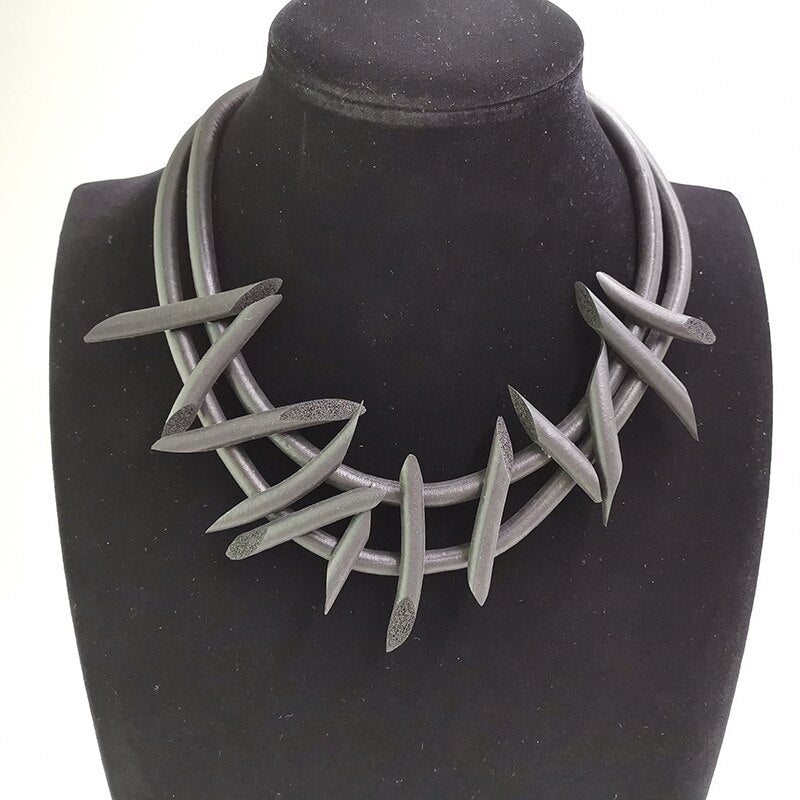 Mandala Crafts Punk Goth Choker Collar - Punk Choker Necklace