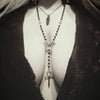 Vampire Ankh Rosary,Occult Vamp Goth Ankh Beads Bat Gothic Vampire Vampiric Beaded Egyptian Tradgoth Kemet Jewelry Gift Handmade