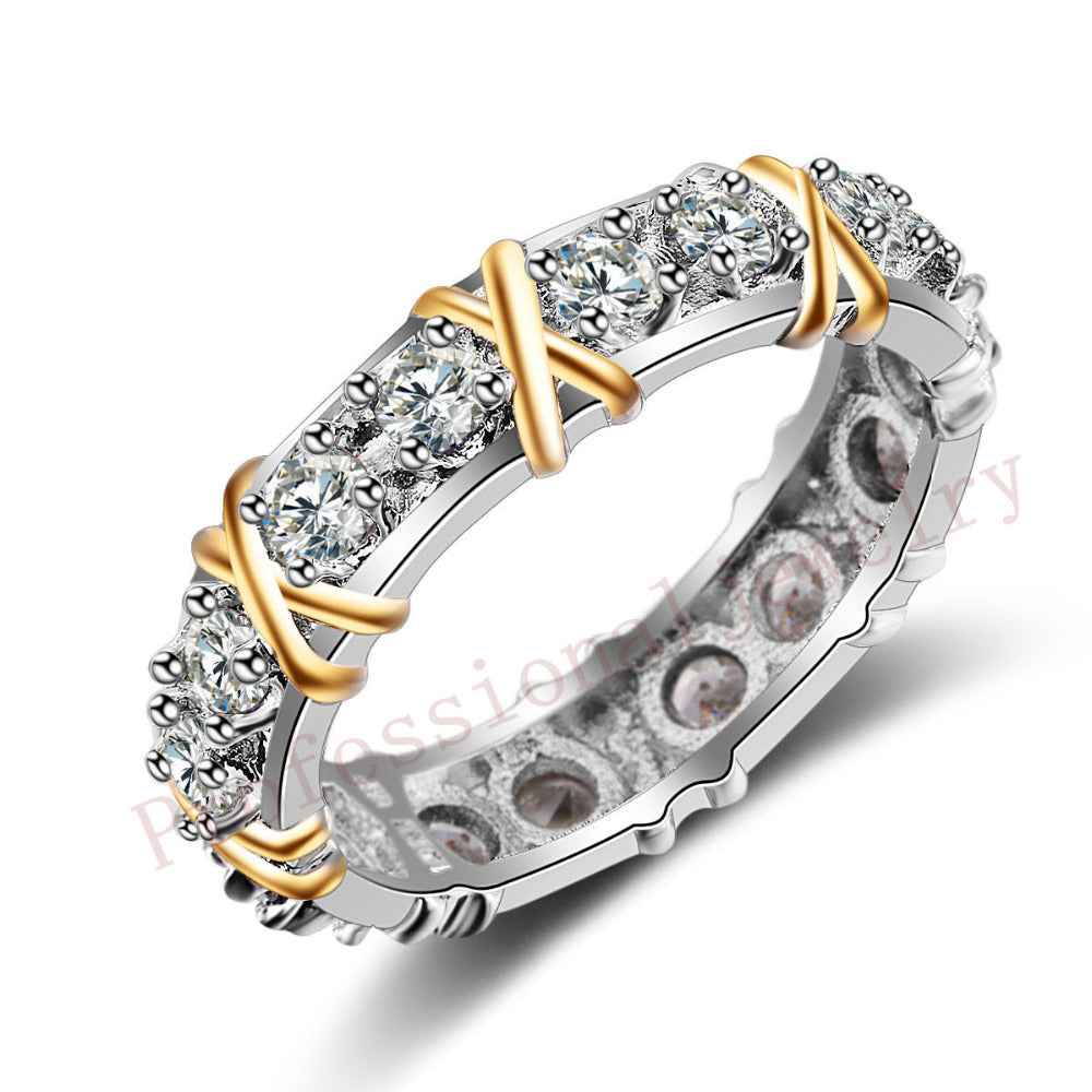 Victoria Wieck Brand Desgin Jewelry 925 Sterling Silver AAA CZ Stones Wedding Women Engagement Band Gold Ring gift Size 5-11