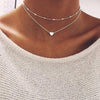 Vintage Carved Coin Thick Chain OT Buckle Necklace Bohemian Punk Metal Coin Collar Choker Necklace  Women Punk Jewelry