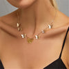 Vintage Carved Coin Thick Chain OT Buckle Necklace Bohemian Punk Metal Coin Collar Choker Necklace  Women Punk Jewelry