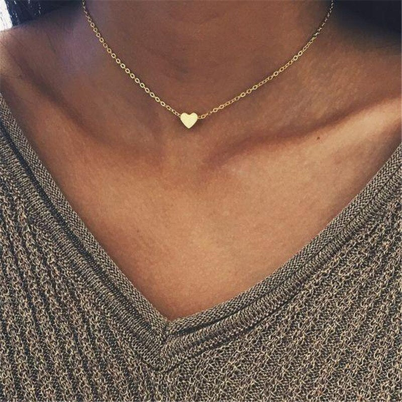 Vintage Carved Coin Thick Chain OT Buckle Necklace Bohemian Punk Metal Coin Collar Choker Necklace  Women Punk Jewelry