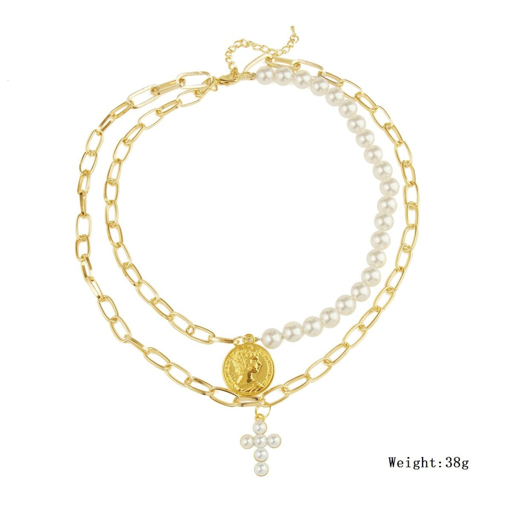 Vintage Imitation Pearl Choker Necklaces Chain Goth Collar For Women Charm Party Wedding Jewelry Gift Accessories Bijoux