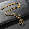 Vintage Neptune Poseidon Necklace  Jewelry Ancient Greece Amulet Trident Pendant Necklace Men Lucky Charm Gift for Sailor