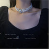 Vintage Palace Style Necklace Multi-layer Imitation Pearl Rhinestone Jewelry For Women's Party Wedding Gifts