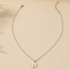 Vintage Style Simple 38+5CM Pearl Chain Choker Necklace For Women Wedding Love Shell Pendant Necklace Jewelry
