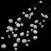 Wedding Jewelry Bridal Choker Necklace Real Natural Freshwater Multi-layer Pearl Necklace for Women Wedding Bride Necklace