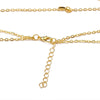 Bohemia 1 PCS Natural Stone Moon Choker Gold Color Crystal Pendant Necklace For Women Wedding Party Gift